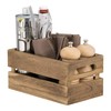 Securit Vintage Mini Wooden Box Table Caddy - 5.5" x