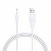 FITE ON 3ft White USB Cable Cord Compatible with Rechargeable