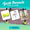 Seven Mine 2 Pelotas de Tennis Precortadas para Andaderas, Sillas