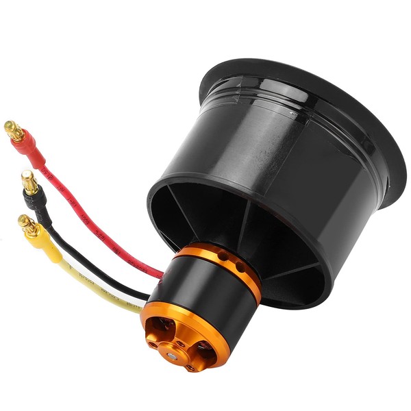 VGEBY Channel Fan, QX Motor 50 mm EDF 12-Blade Channel