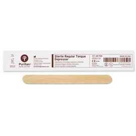 Puritan 6" Standard Wood Tongue Depressor - 706 - Case of 1200