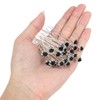 BETITETO 40 Pcs U-Shaped Flower Rhinestone Hair Pins Crystal Hair