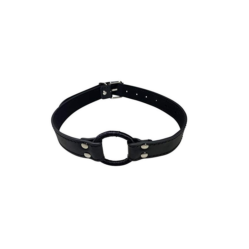 Bondage gag Leather O Ring 45 mm