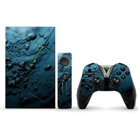 MightySkins Skin Compatible with NVIDIA Shield TV (2017) Pro - Blue Storm | Protective, Durable, and Unique Vinyl Decal wrap Cover | Easy to Apply, Remove, and Change Styles | Made in The USA