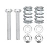 8PCS Exhaust Repair Set Including Bolt Nut Spring Gasket Steel