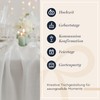 100%Mosel Muslin Decorative Fabric, Off-White (48 cm x 5 m),