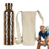 Copper Water Bottle, Reusable Leakproof Bottle, Portable Leakproof 27Oz Cup