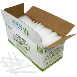 AdTech Hot Glue Sticks 4" Mini Size, White, 550 Sticks | Adtech