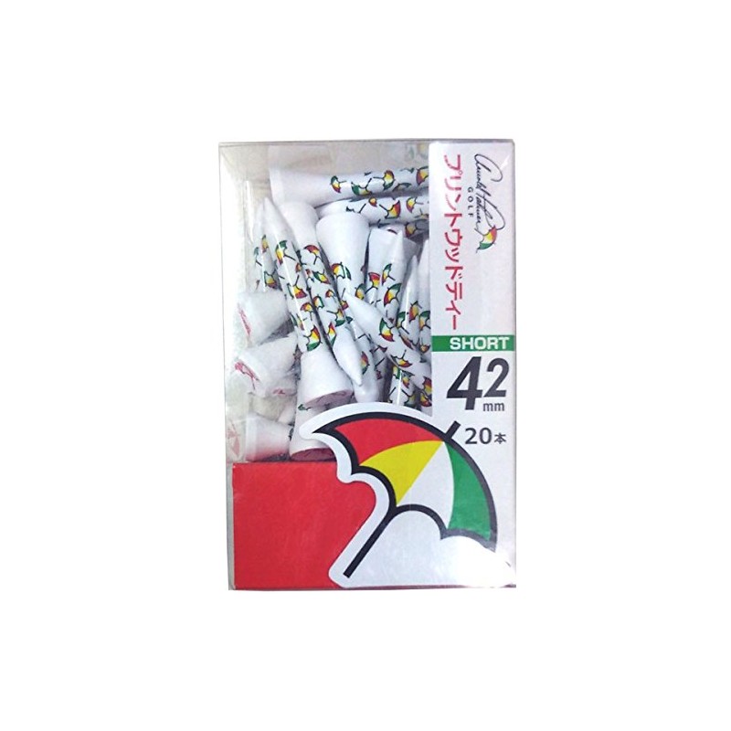 Arnold Palmer APT-100 Golf Tees Short (Pack of 20)