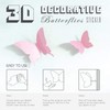 24pcs Kawaii 3D Butterfly Removable Mural Stickers Wall Stickers Decal