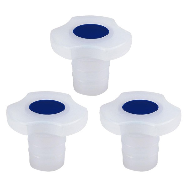 stonylab Plastic Plugs, Pack of 3 Universal Matching Laboratory Plugs