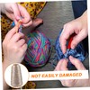 jojofuny Sparkly Glitter Cotton Yarn Set Golden Knitting Yarn Balls