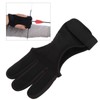 Bow Arrow Finger Guard Competition Archery 3 Fingers Glove Adjustable