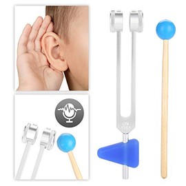 Brrnoo Diapasón, OM 136,1 HZ Kit de Instrumentos de diapasón de aleación de Aluminio ponderado para curación del Sonido Herramientas de Terapia de vib