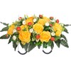 Wocst Grave Decorations for Cemetery Headstone Flower Saddle for Grave