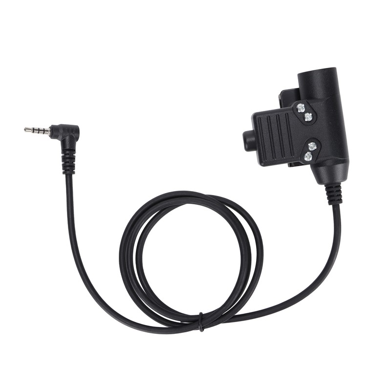 U94 PTT Headset System Adapter PU Tensile Wire Headset Military