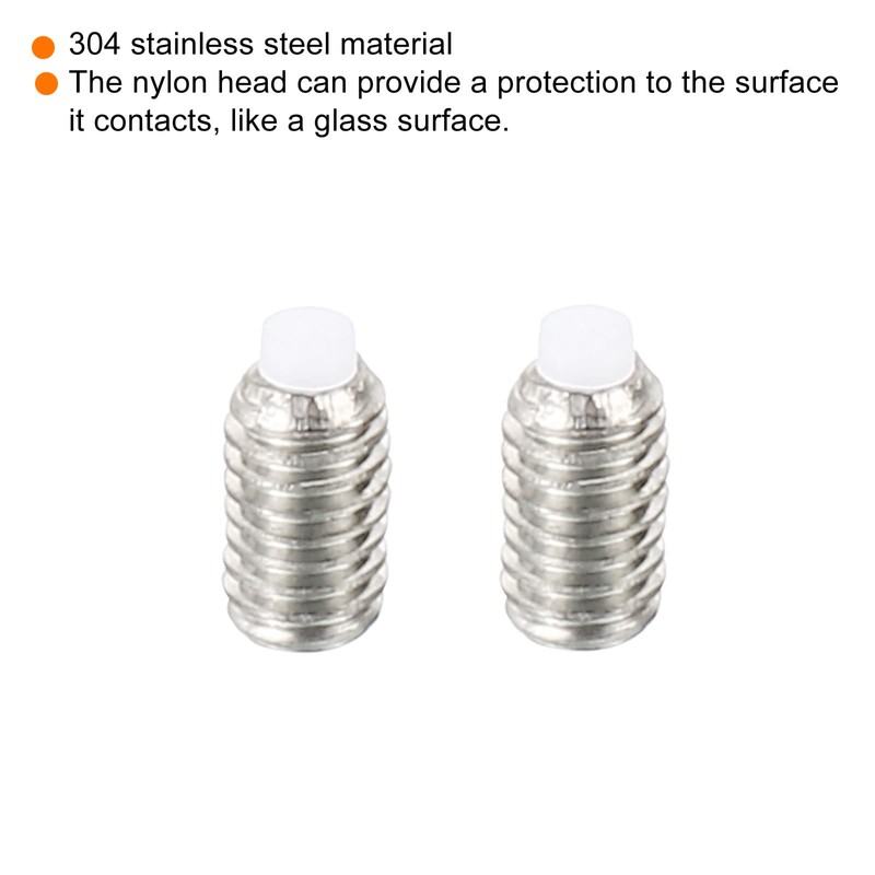 PATIKIL M3x5mm Grub Screw, 5 Pack Metric Hex Socket Head
