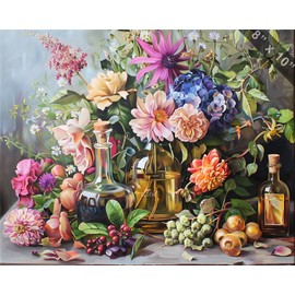 A Flower Elixir oil painting 8x10 print