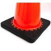 Troy Safety 28" Orange Safety Traffic PVC Cones with One