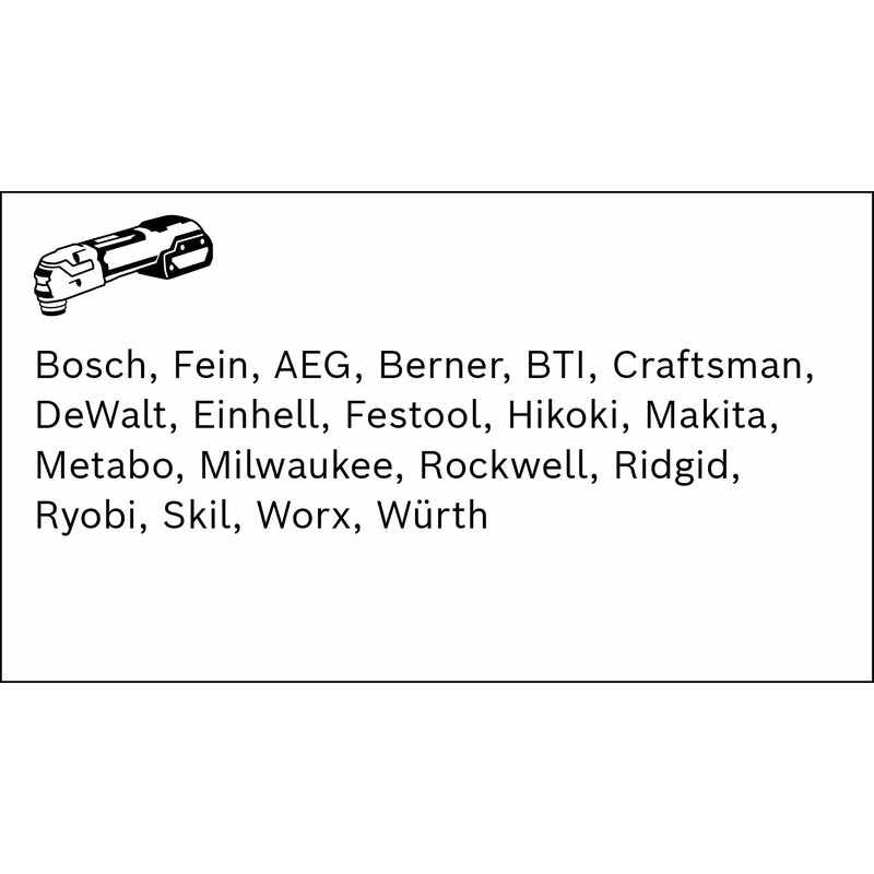 Bosch Professional 1 x Segment Saw Blade ACZ 70 RT5