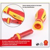 Geevorks 13-Piece Insulated Screwdriver Set Including Voltage Tester, TPR Handle,