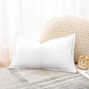 OTOSTAR Striped Corduroy Throw Pillow Covers with Splicing Super Soft