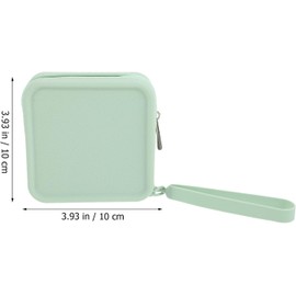 Bolsa de Silicona Portable para Almacenamiento de Toallas Sanitarias y Tampones Ligera Adecuado para Viaje y Organización Personal Femenina