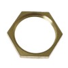 SQXBK - 10 tuercas hexagonales de latón de 3/4 pulgadas