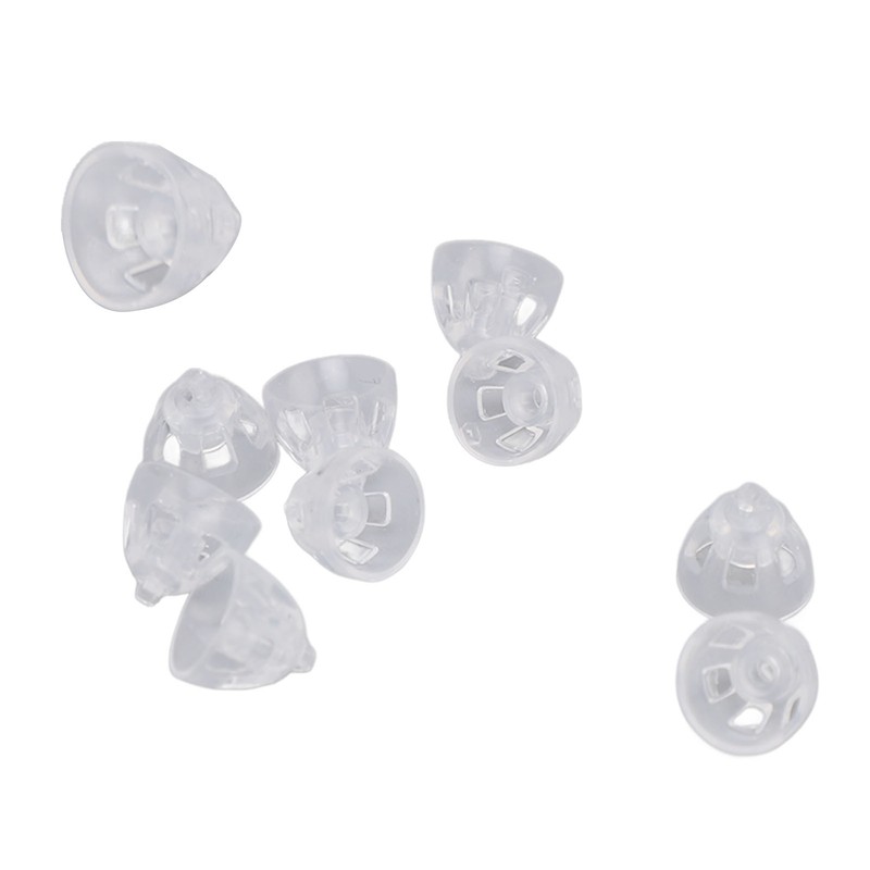 10pcs Sound Amplifier Open Domes Single Layer Washable Reusable Silicone
