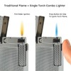 Visol Hubbard Traditional and Torch Flame Refillable Gas Lighter, Flint