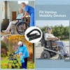 Wheelchair Safety Strap Seat Belt, 80" Adjustable, Easy to Install,