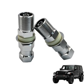 2-Pcs Universal Heavy Duty CB Antenna Stud Mount Adapter with SO-239 Stud Mount Fits for Threaded CB Antenna Stud Mount Adapter, Compatible with Any Mounting Surface with 1/2" Hole.