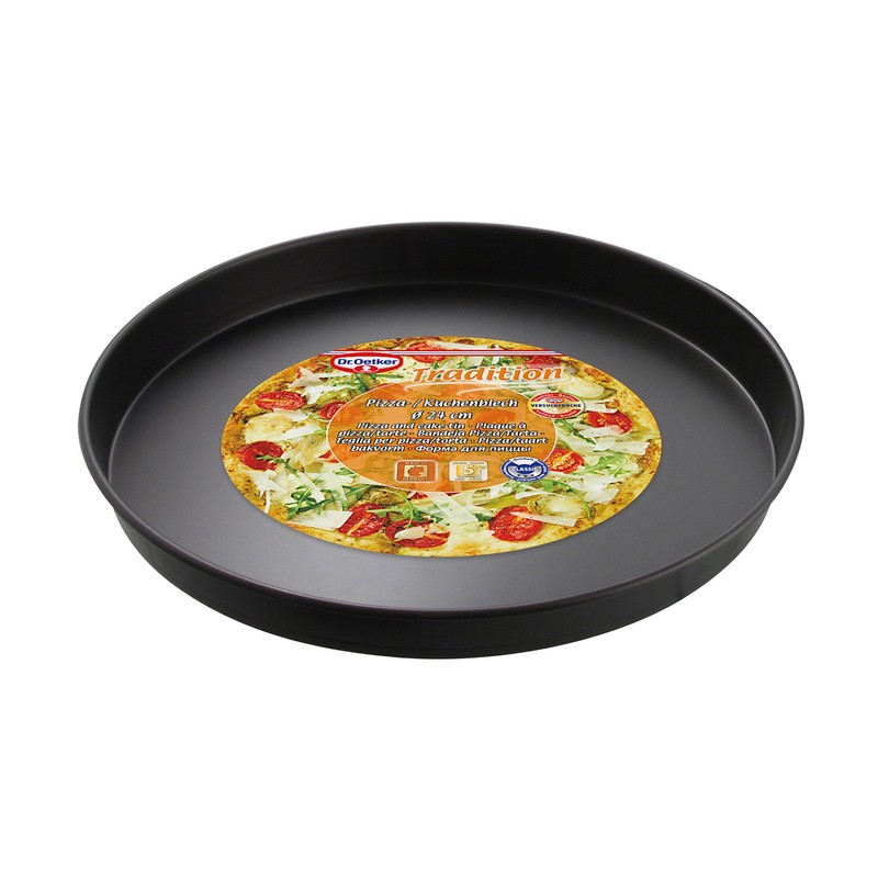 Dr. Oetker Pizza- & Kuchenblech Ø 24 cm, Backblech für