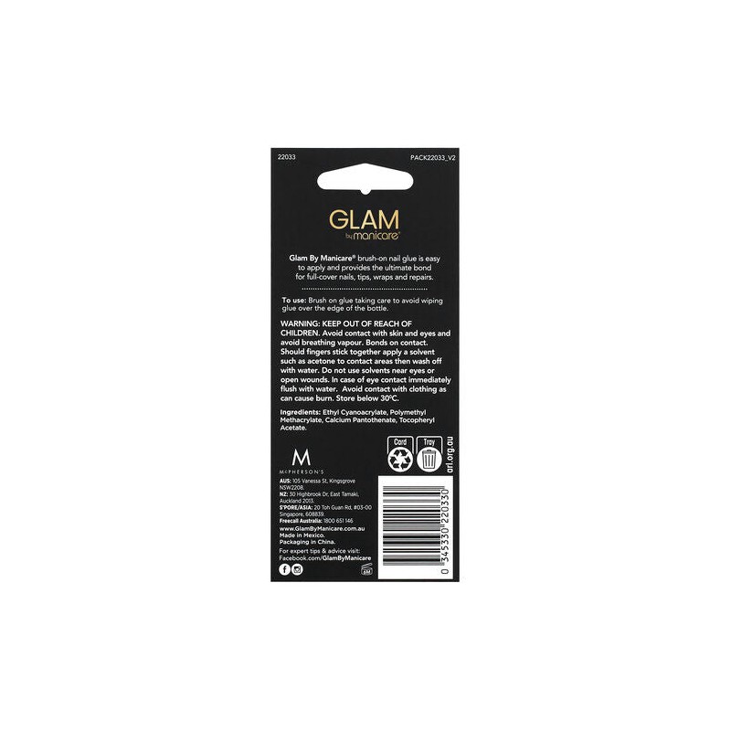 Glam by Manicare Brush-On Glue 4g