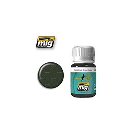 Ammo of Mig Jimenez PANEL LINE WASH DARK GREEN GREY AMIG1608