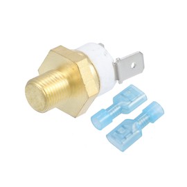 X AUTOHAUX Universal Automotive Radiator Engine Cooling Fan Temperature Thermo Sensor Switch 1/8'' NPT 185-200 Degrees on 164 Degrees Off