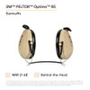3M PELTOR Protección Auditiva Optime 95 Orejeras, Copas Ajustables, Compatible
