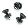 VVO Fasteners- Schwarz Kunststoff-Clips. Hintere Türverkleidung. Kompatibel mit einigen Volvo
