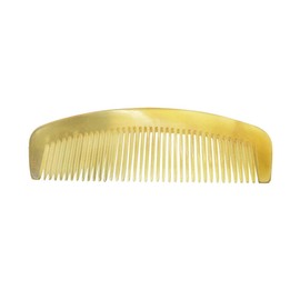 Frcolor Natural Ox Horn Hair Comb Anti-Static Portable Comb Without Handle Prevent Hair Loss for Women Men (12 cm)