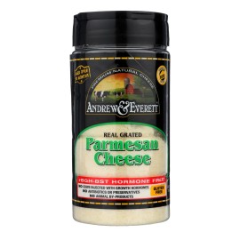 UD_Andrew Everett-Parmesan Cheese-7 oz Grated Case of 6-Cream Gouda Cheese Powder with Rennet Halal Certified Packaged Bag Box