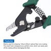 sourcing map Three Hole Fiber Optic Stripper, 125um-250um Adjustable Fiber
