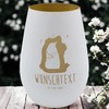 Mr. & Mrs. Panda Gold Windlicht Personalisiert Bär Lied -