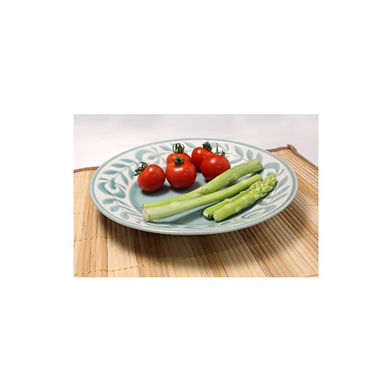 New Beach Cafe Series Flower Spelling Reverses 7.0 Plate, 1