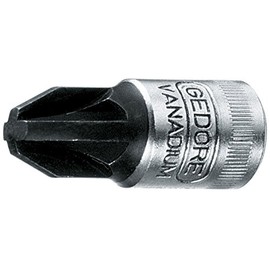 Gedore IKS20PZD3 Screwdriver bit Socket 1/4 PZ3x28mm, Silver