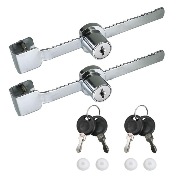 Selyse Pack of 2 Rack Lock for Glass Sliding Doors,