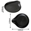 Porcelain Spoon Rest, 6.2" Large Drip Tray for Multiple Utensils,