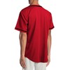 Mens Baseball Jersey Stripe Button Down Shirts Team Sports Uniforms