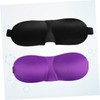 TOVINANNA 2Pcs Contoured Sleep Mask Adjustable Eye Cover for Comfortable