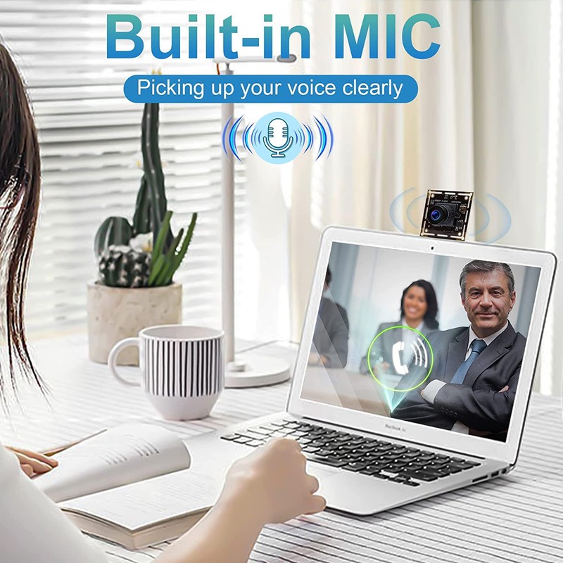 ELP 1080P USB Camera Module with 100 Degree Undistorted Lens