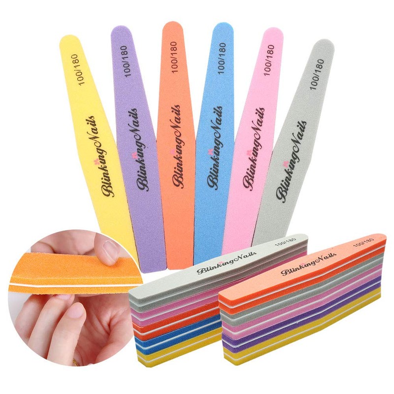BlinkingNails Nail Buffers of Sponge Nail File Double Sides Design